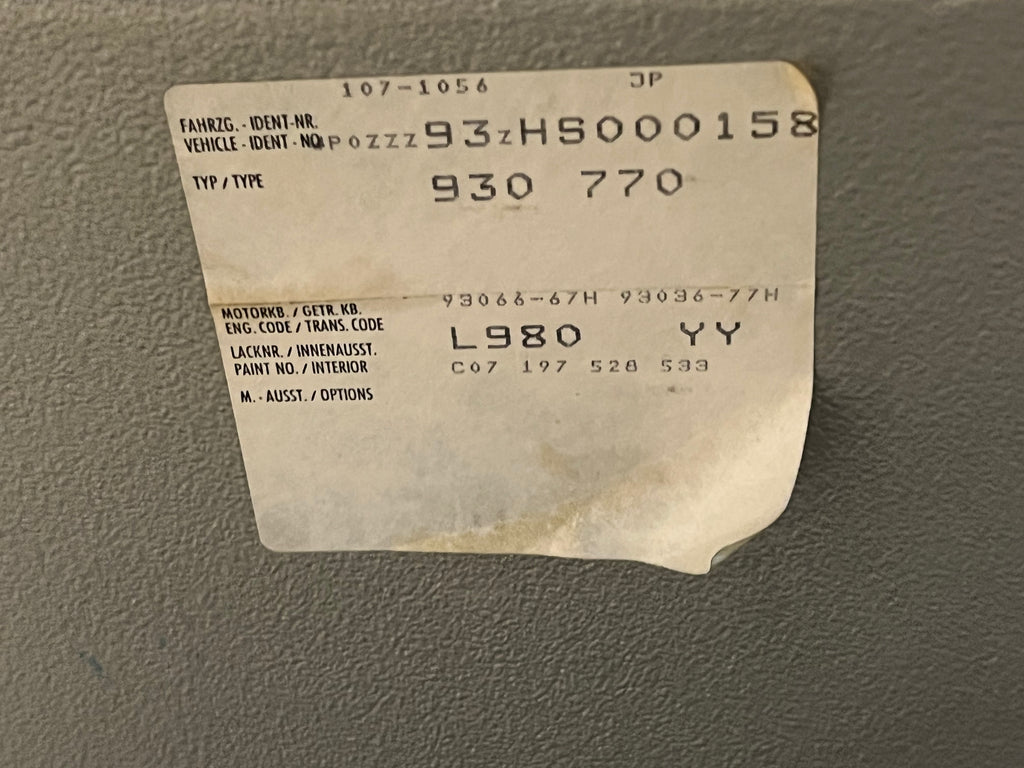 PORSCHE 911 TURBO VERKOCHT