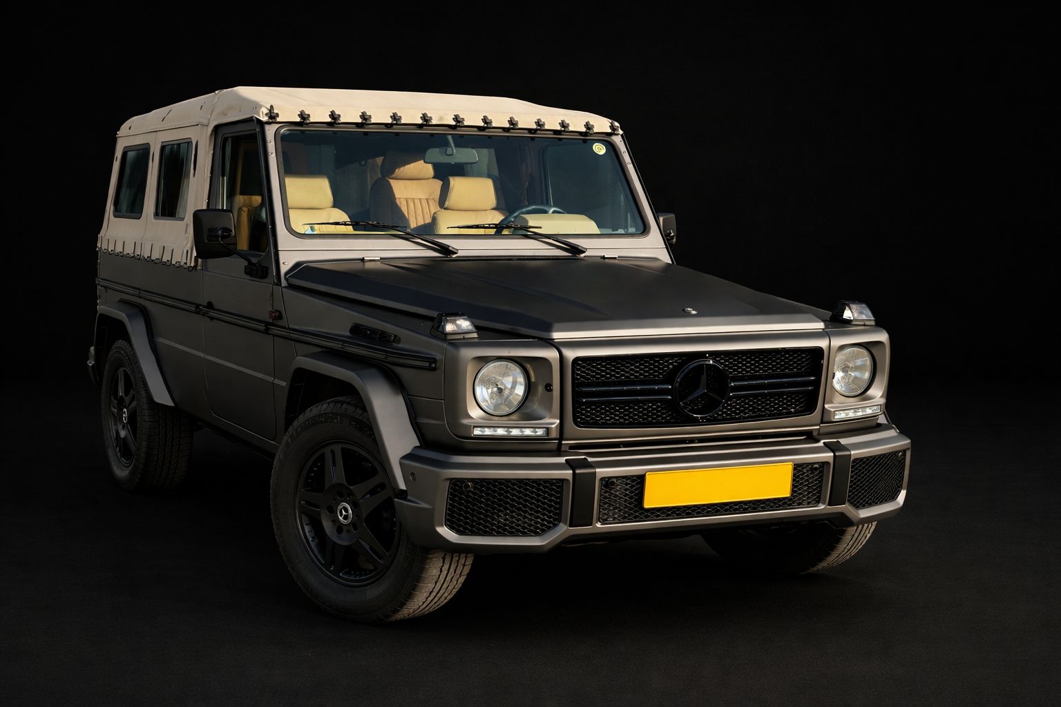 VERKOCHT MERCEDES G230 Cabrio 7 persoons