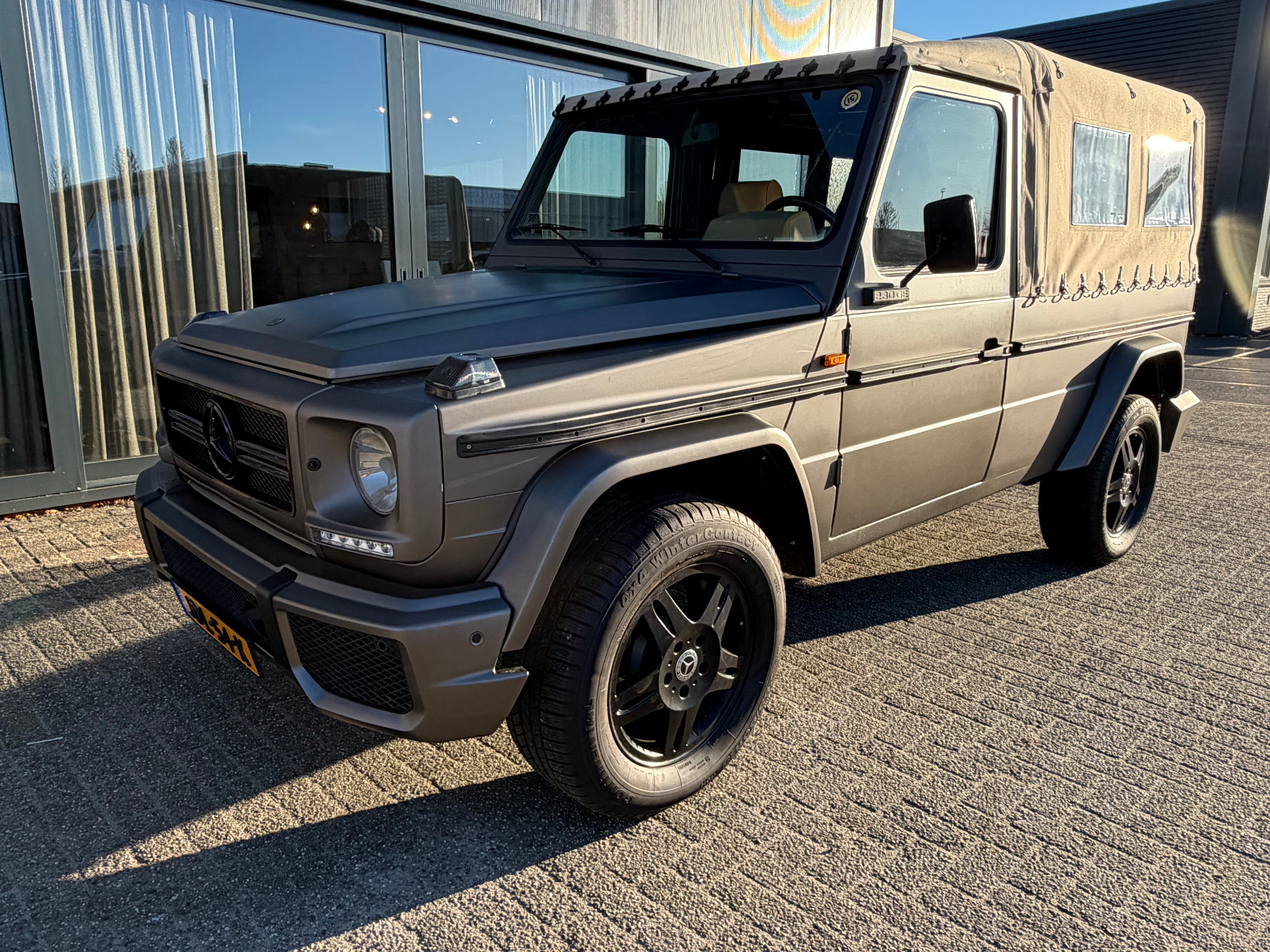 VERKOCHT MERCEDES G230 Cabrio 7 persoons